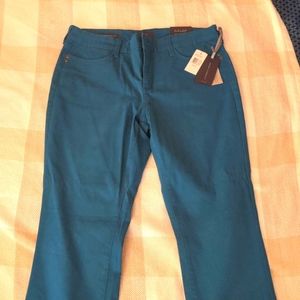 NYDJ teal size 12 slimming jeans